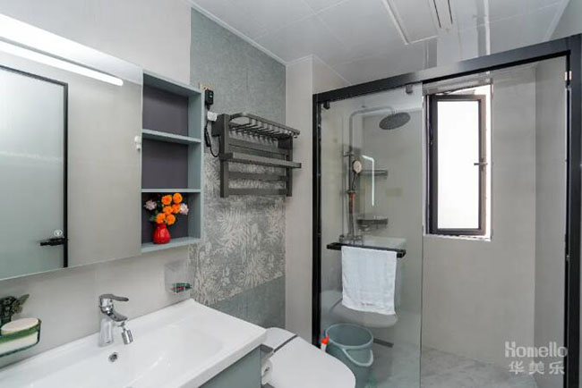 112㎡三室改兩室，一廳兩用布局，感受現(xiàn)代簡約雅居的舒適與魅力